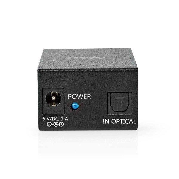 Nedis ASPL2512BK digitális audio splitter, TosLink be - 2x TosLink kimenet