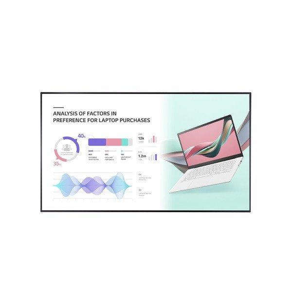LG 24/7 Signage kijelző 86" 86UH5J, 3840x2160, 500cd/m2,
3xHDMI/2xUSB/DP/DVI/RJ45