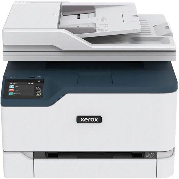 XEROX Színes lézer MFP C235, NY/M/S/F, A4, 22 l/p, duplex, 30000 ny/hó,
512MB, LAN/USB/WiFi, 600x600dpi, 250 lap adagoló