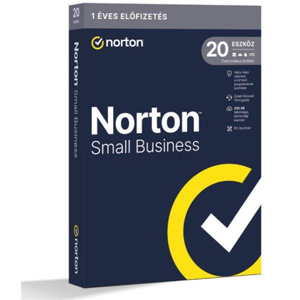 SW Norton Small Business 2.0 - 21463594 - 250GB HU 1 felhasználó, 20 eszköz /
1 év, dobozos