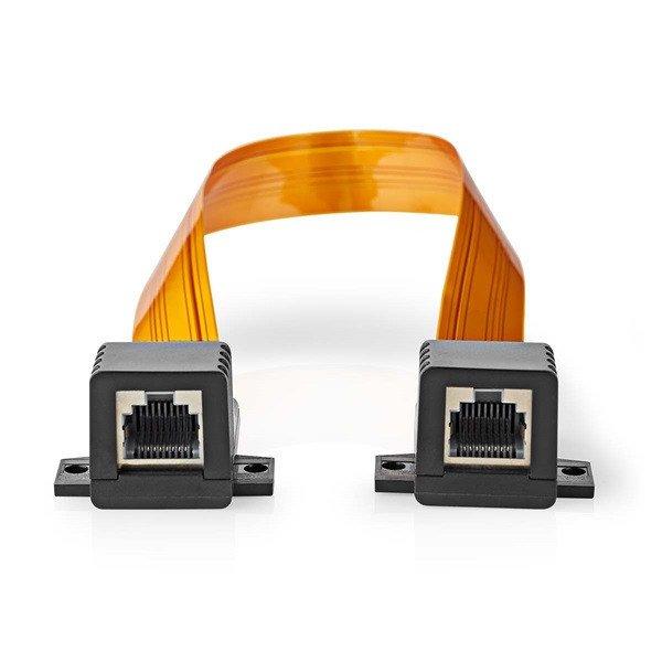 Nedis CCGB85901BK03 ablakátvezető kábel, UTP, RJ45 (8P8C) Nő, 0,30 m,
Lakás, PVC, Narancs