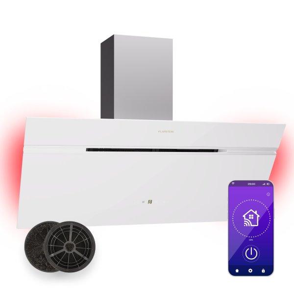Klarstein Alina 3.0 90 Smart, páraelszívó, 90 cm, 600 m³/ó, LED kijelző,
környezeti világítás, WiFi