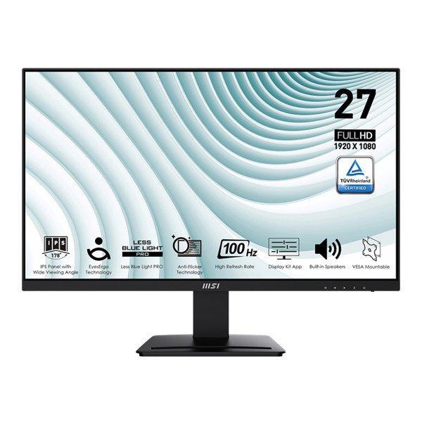 MSI Monitor Business PRO MP273A 27" FHD 1920x1080, IPS 16:9 100Hz, 1ms,
1000:1, HDMI, DP, VGA, Black
