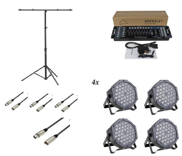 Kezdő Színpadi Fénycsomag 2 – LED Lámpák és DMX Vezérlő