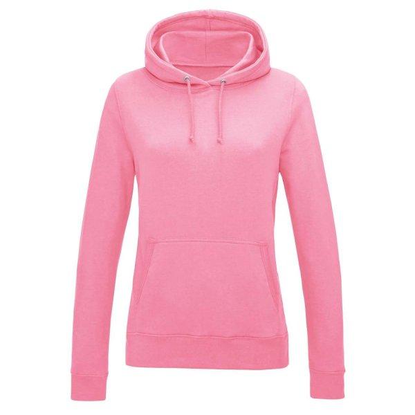 Just Hoods Női kapucnis pulóver bolyhozott belsővel AWJH001F, Candyfloss
Pink-2XL