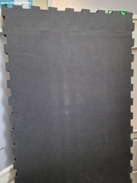 Polifoam puzzle fitnesz szőnyeg 200 x 100 x 5 cm Sötétszürke PRO-Sport