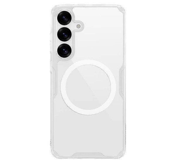 NILLKIN NATURE PRO MAGNETIC műanyag telefonvédő (ütésállóság,
légpárnás sarok, MagSafe) ÁTLÁTSZÓ Samsung Galaxy S25 (SM-S931)