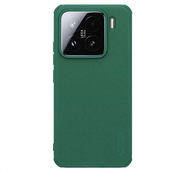 NILLKIN SUPER FROSTED PRO műanyag telefonvédő (ütésállóság, gumírozott,
érdes felület) SÖTÉTZÖLD Xiaomi 15