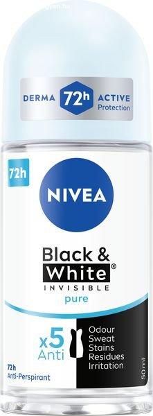Nivea Golyós izzadásgátló Invisible For Black & White Pure
50 ml