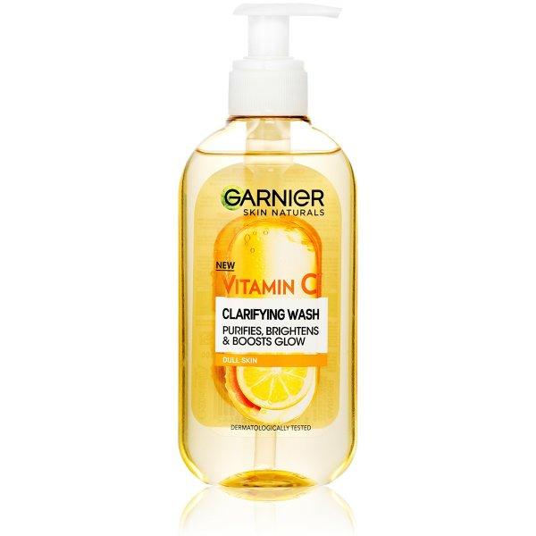 Garnier Világosító tisztító gél C-vitaminnal Skin
Naturals (Clarifying Wash) 200 ml