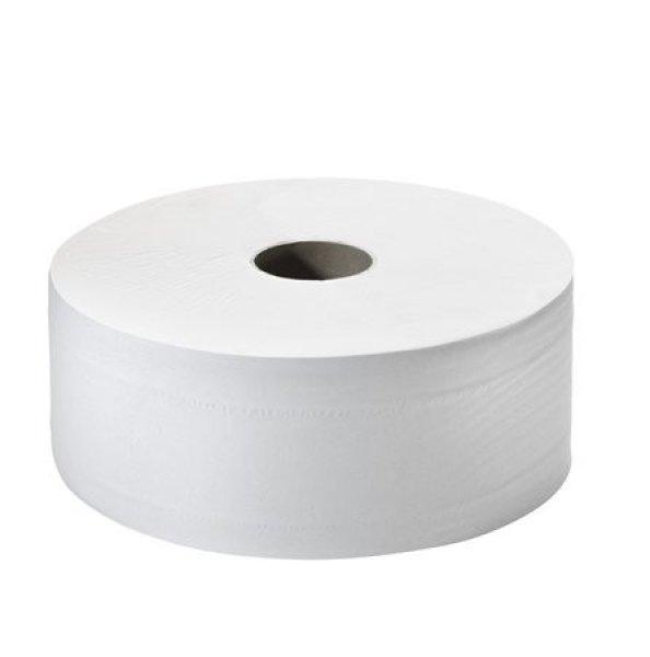 Toalettpapír, T1 rendszer, 2 rétegű, 26 cm átmérő, TORK "Jumbo",
fehér