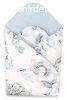 Baby Shop kkuszplya 75x75cm - szivrvnyos elefnt kk