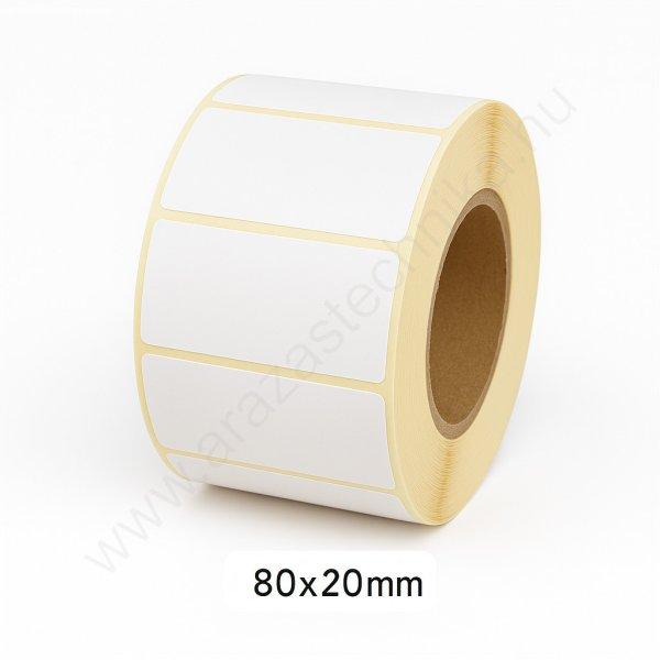 80x20mm THERMO címke (2.000 db/40)