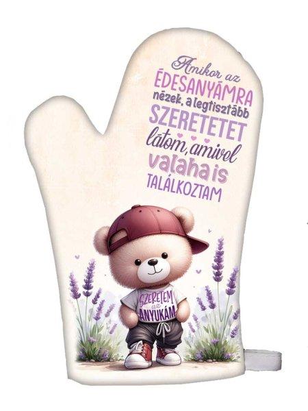 Edényfogó kesztyű, főzőkesztyű, Amikor édesanyámra nézek