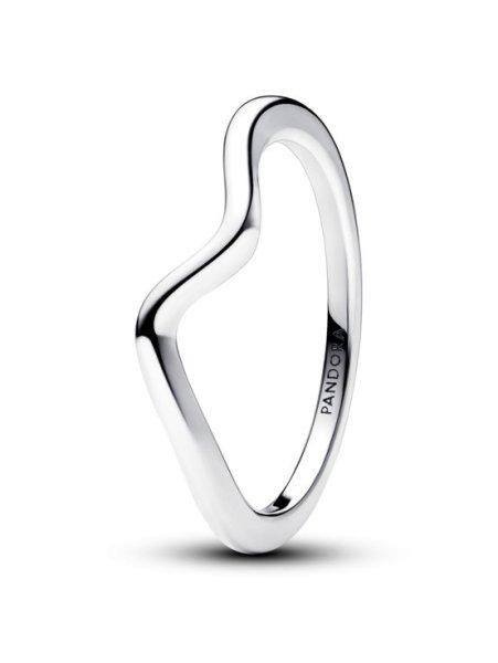 Pandora Hullámos ezüst gyűrű Timeless 193095C00 56 mm