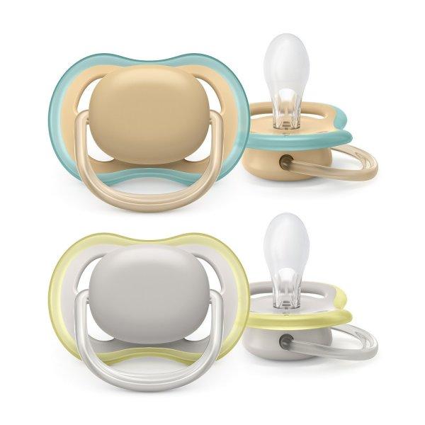 Avent játszócumi - ultra air 0-6hó neutral 2db