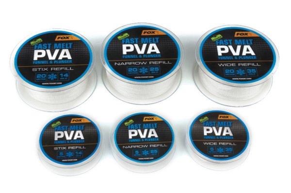 Fox PVA Edges™ Pva Slow Melt Refills 35mm Wide - 5m utántöltő (CPV075)
