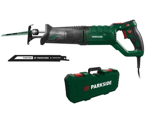 ParkSide PFS 850 C3 850W elektromos, vezetékes kardfűrész, orrfűrész,
szablyafűrész 2 fűrészlappal (fémhez és fához)
