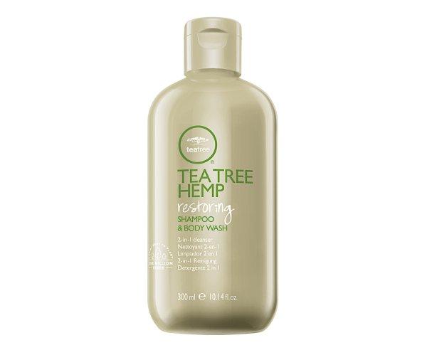 Paul Mitchell Megújító kender sampon és tusfürdő
2 a 1-ben Tea Tree Hemp (Restoring Shampoo & Body Wash) 300 ml