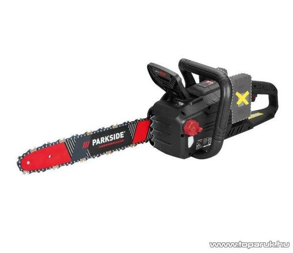 ParkSide Performance PPKSA 40-Li B2 RD SOLO Dupla akkumulátoros láncfűrész,
40V, 38 cm-es vezető (akku és töltő nélkül)