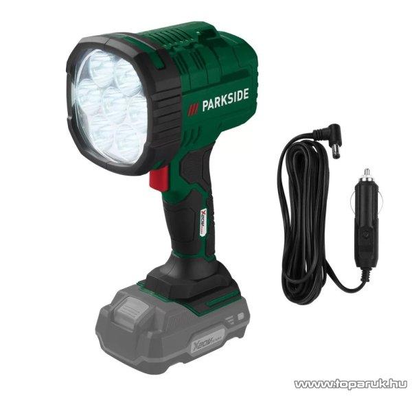 ParkSide PHLA 20-Li A1 SOLO Nagy fényerejű akkus és szivargyújtós kézi LED
lámpa, 1000 lm / 2500 lm, 6500K (640 méter hatótáv), X20V / autós 12V
