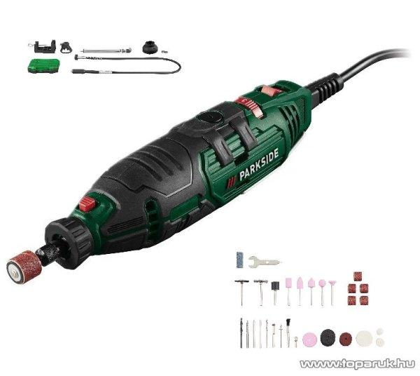 ParkSide PFBS 160 D3 Elektromos fnomfúrócsiszoló (panelfúró) multicsiszoló
készlet állvánnyal, tároló kofferben, 46 darabos, 160 W