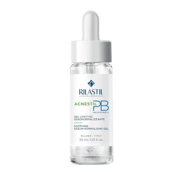 Rilastil Probiotikumos gél problémás bőrre Acnestil PB
(Soothing Sebum-Normalising Gel) 30 ml