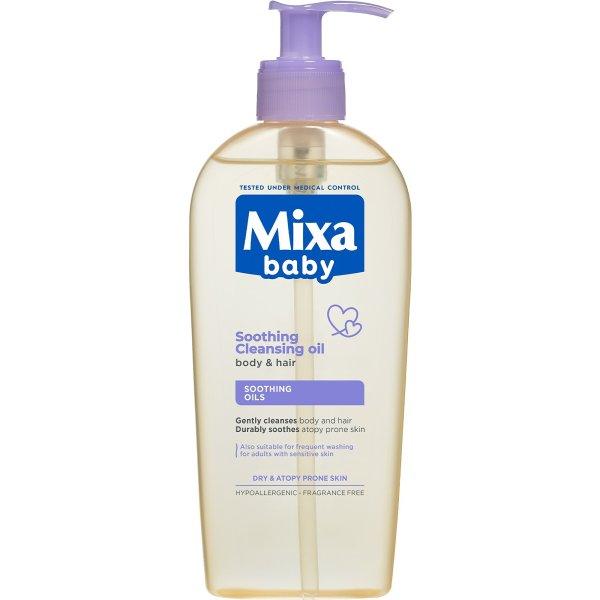 Mixa Nyugtató és tisztító olaj gyermekek számára
Baby (Soothing Cleansing Oil For Body & Hair) 250 ml