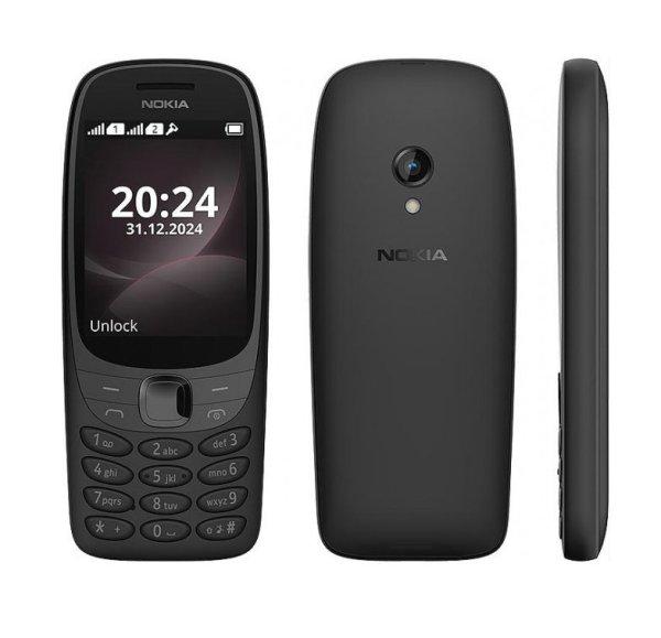 Nokia 6310 (2024) Mobiltelefon, Kártyafüggetlen, Dual Sim, fekete