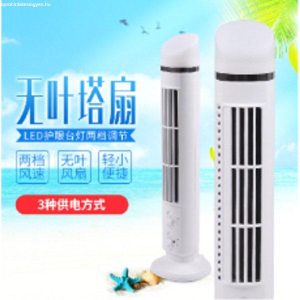 Oszlopventilátor LED-lámpával