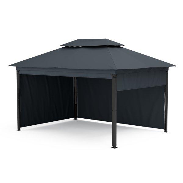 Blumfeldt Grandezza Cortina kerti pavilon 3x4 m, időjárásálló, porfestett,
oldalsó redőnyök