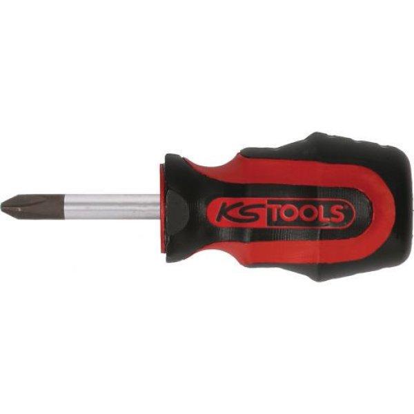 KS Tools Marokcsavarhúzó, kereszthornyos, PH, kétk. nyél PH 2 x 38