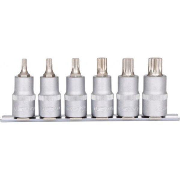 KS Tools Rátűzőkulcs készlet 1/2" XZN, tartósínen M 5-M14 6 részes
L= 55 Méretek:M5-6-8-10-12-14