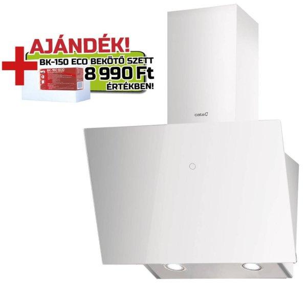 CATA - Páraelszívó LENA 600 XGWH fehér + BK150 ECO bekötő szett