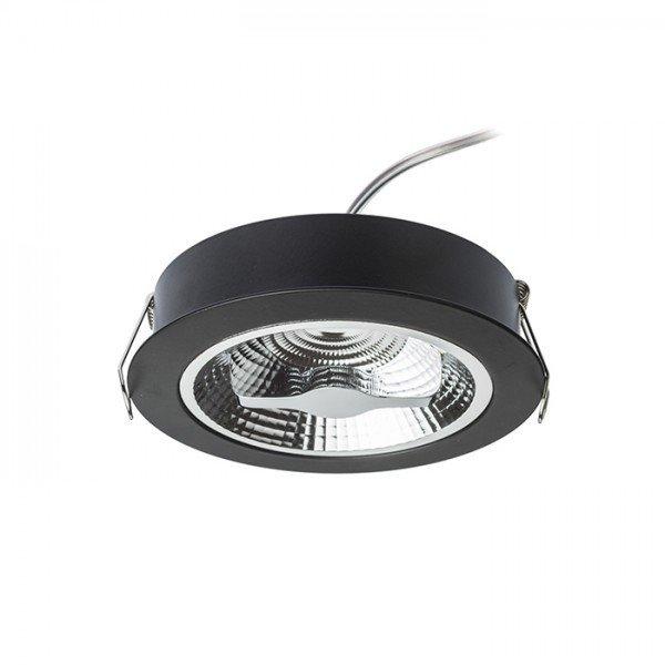 KELLY LED DIMM süllyesztett lámpa fekete 230V LED 15W 45° 3000K