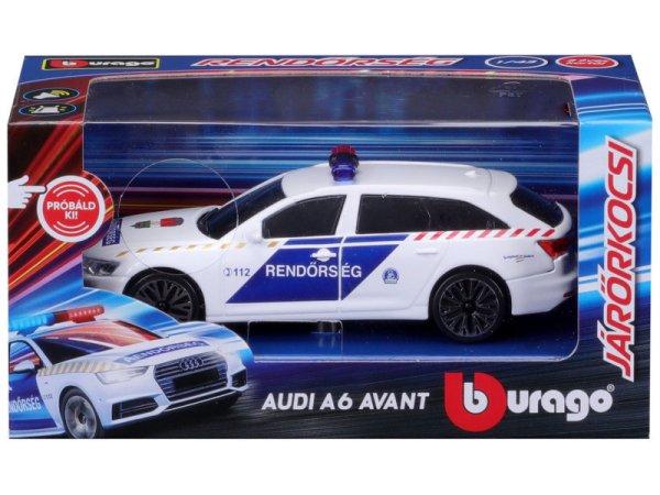 BBURAGO® - 1 /43 Audi A6 szirénázó magyar rendőrautó