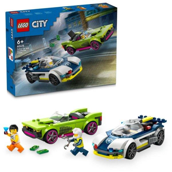 LEGO® - 60415 - City Police Rendőrautó és sportkocsi hajsza 
