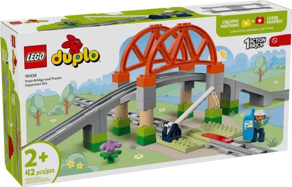 LEGO DUPLO Town 10426 Vasúti híd és sínek kiegészítő szett