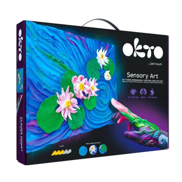 OKTO SENSORY ART képkészítő gyurmakészlet, Claude Monet - Tavirózsák
30X40 cm