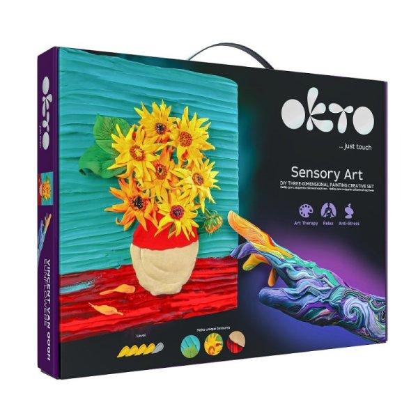 OKTO SENSORY ART képkészítő gyurmakészlet, Vincent van Gogh - Napraforgók
30X40 cm