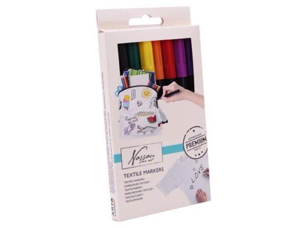 Nassau textil festő filctoll készlet 8 db-os CraftArt