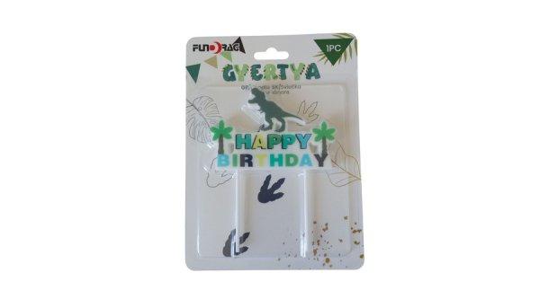 T-rex Happy Birthday tortagyertya