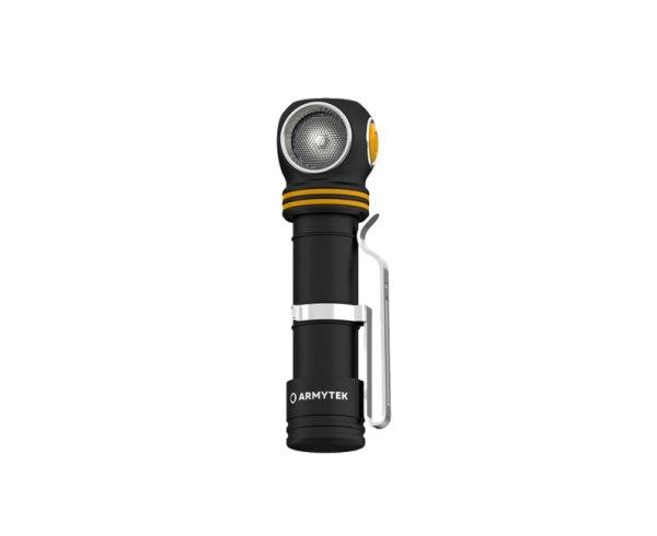 ArmyTek fejlámpa Elf C2 USB-C fehér LED kézi zseblámpa akkumulátorral 1100
lm