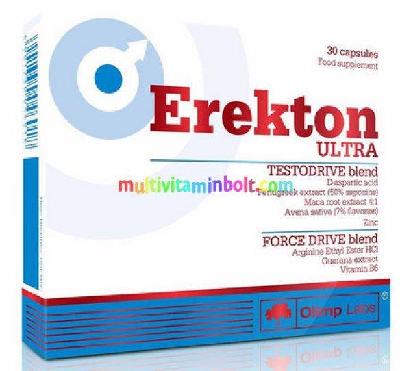 ErektOn ULTRA 30 db kapszula, erősítő, libidó növelő hatású, Arginin,
maca, görögszéna, vitaminok - Olimp Labs