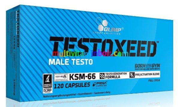 Testoxeed 120 db kapszula, profi kategóriás tesztoszteron fokozó - Olimp
Sport Nutrition