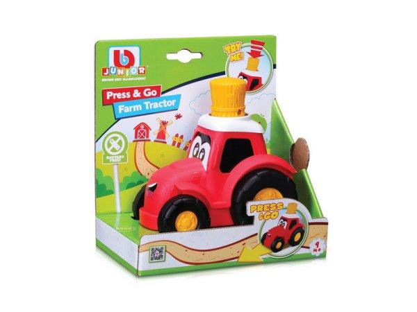 Bburago Jr. Nyomd le és indul - traktor