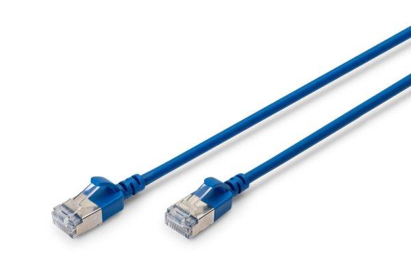 Digitus CAT6A F-FTP Patch Cable 0,5m Blue