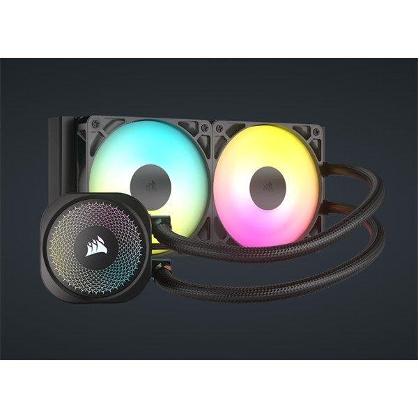 CORSAIR CPU hűtő NAUTILUS 240 RS ARGB Liquid CPU Cooler (vízhűtés), 2
Ventilátoros, LGA1851 támogatással, fekete
