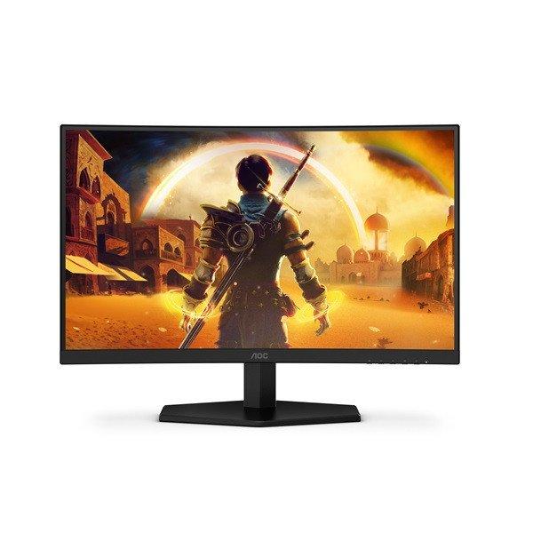 AOC Ívelt Gaming 180Hz monitor 27" C27G42E, 1920x1080, 16:9, 300cd/m2,
0,5ms, HDMIx2/DisplayPort, hangszóró