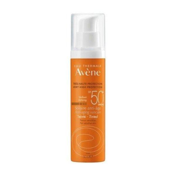 Avène Színezett védőkrém érzékeny
bőrre öregedésgátló hatással SPF 50+ Anti-Aging
Suncare (Tinted Cream) 50 ml